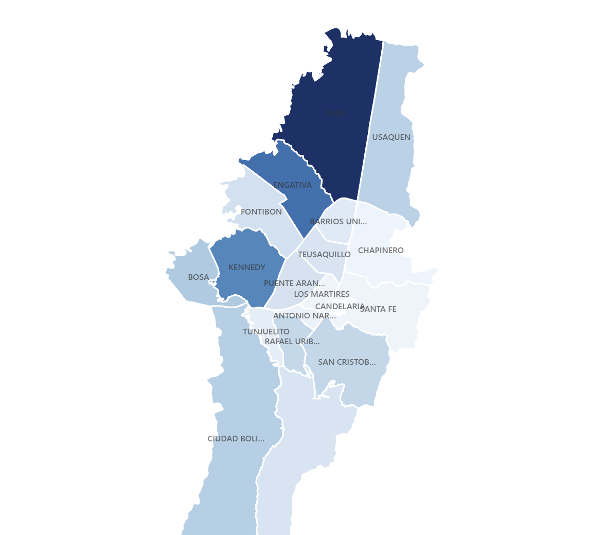 Mapa interactivo de escuelas de Bogotá preview